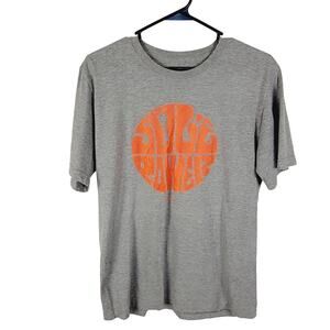 Nike mens grey Sole Power graphic short sleeved active tshirt size Medium